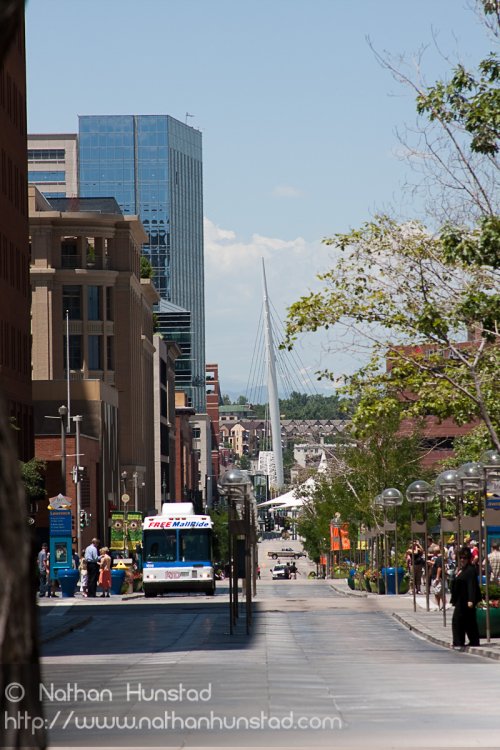 The 16th Steet Mall in downtown Denver, CO